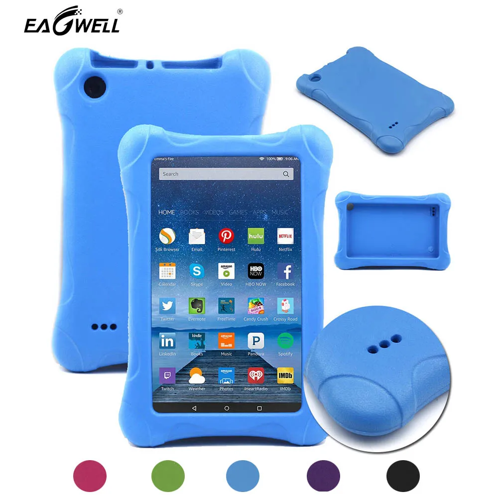 Kids Shockproof Case Cover For Amazon Kindle Fire HD 7 2015 Children