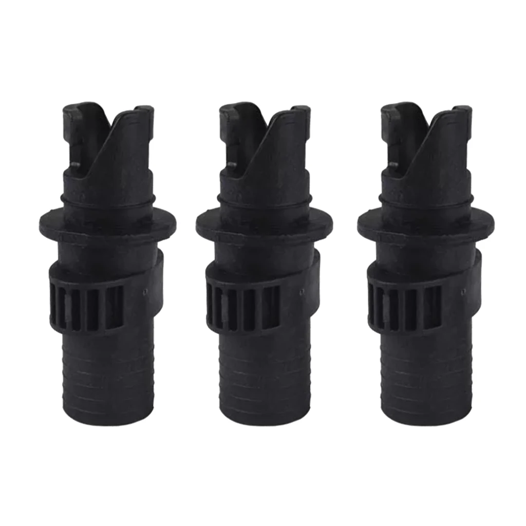 High Strong Plastic Pack of 3 Inflatable Marine Yacht Boat Kayak Air Valve Adapter Inflation Air Pump Hose Screw Valve Connector
