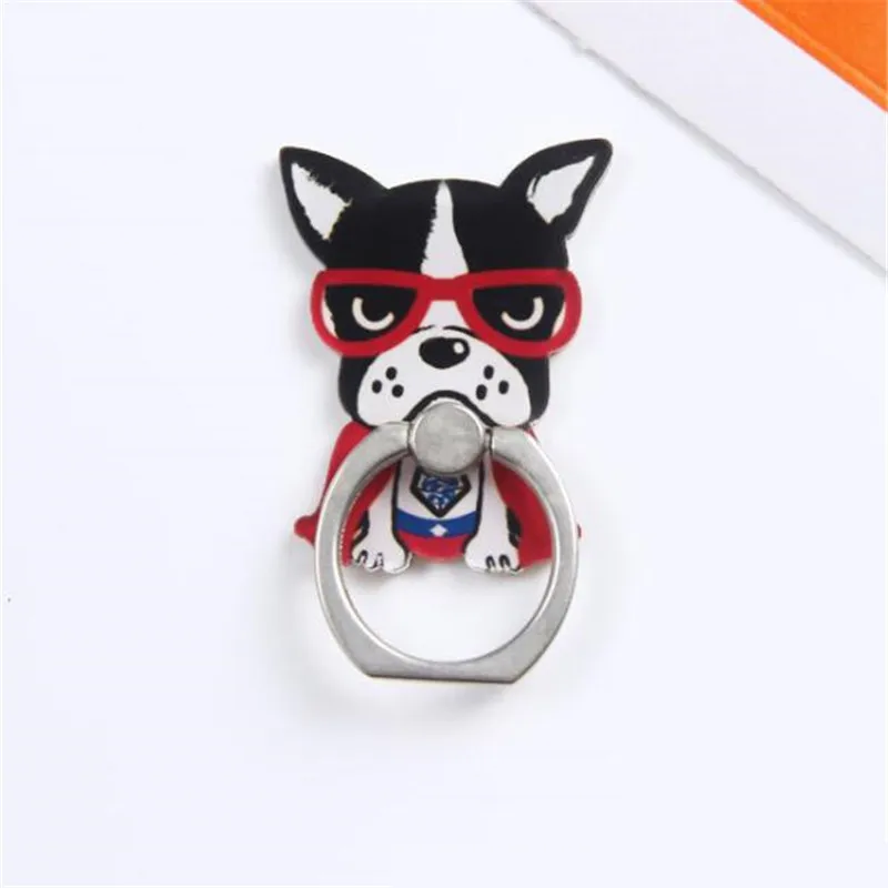 UVR 360 Degree Cool Dog Animal Holder Finger Ring Mobile Phone Stand Holder For iPhone/Samsung/Xiaomi Ring All Phone Holder UVR 360 Degree Cool Dog Animal Holder Finger Ring Mobile Phone Stand Holder For iPhone/Samsung/Xiaomi Ring All Phone Holder
