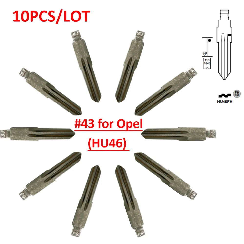 Free Shipping 10 Pcslotmetal Blank Uncut Flip Kd Remote Hu46 Key Blade Type 43 For Opel huismerk kopen in de aanbieding Free Shipping 10 Pcslotmetal Blank Uncut Flip Kd Remote Hu46 Key Blade Type 43 For Opel huismerk kopen in de aanbieding