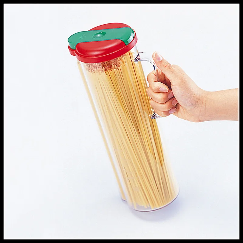 

Plastic Spaghetti Storage Container Food Grade Pasta Tools Noodle Bottle Box
