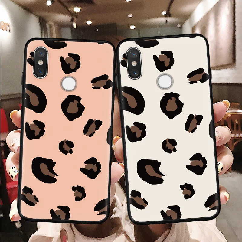 

Luxury Leopard Silicone Case For Xiaomi Redmi Note 7 3 4X 5 5A Plus 6A Pro 4A S2 Fundas For Xiaomi Mi 8 A1 A2 5X 6X 9 TPU Cover
