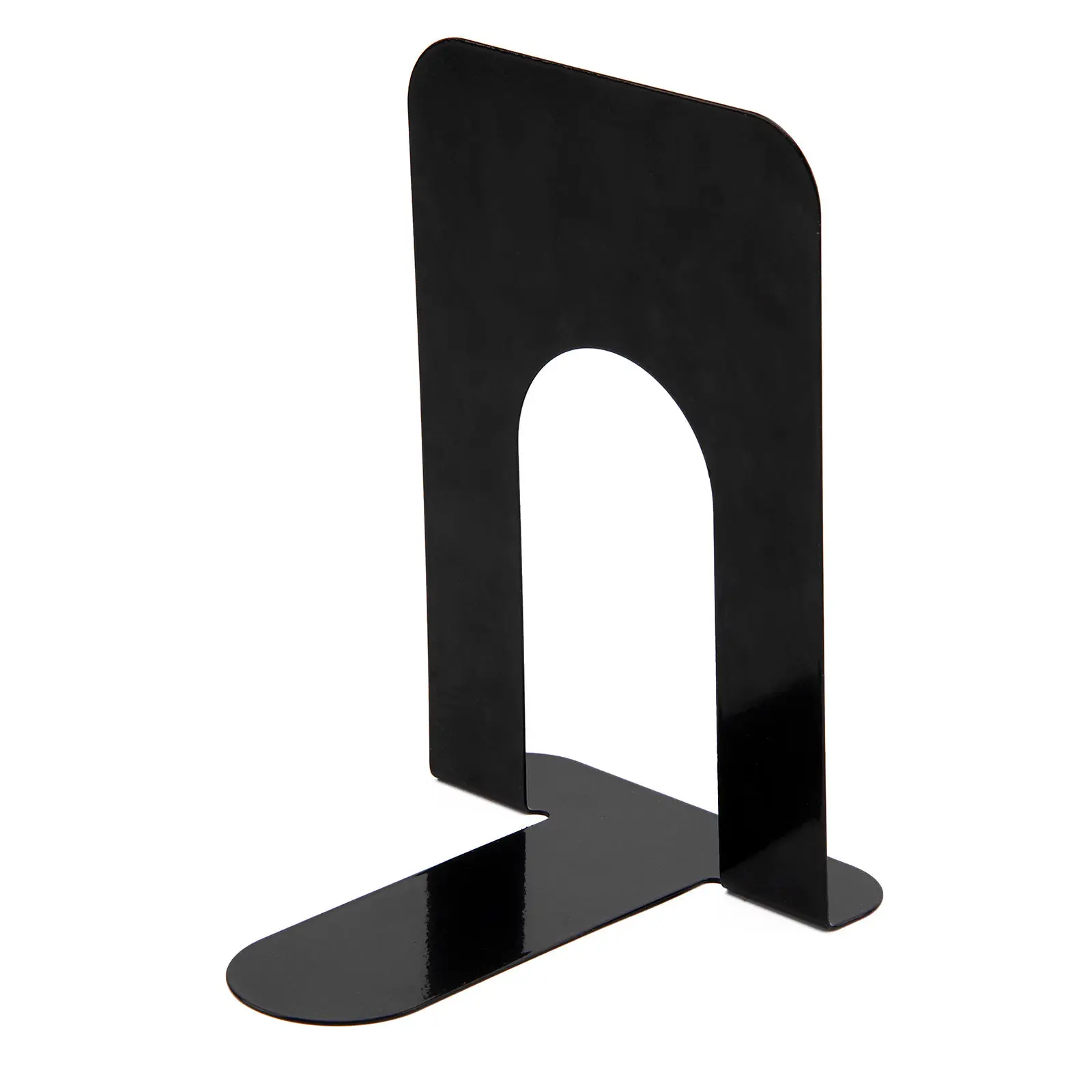 Lots 8 PCS Black Metal Bookends Heavy Duty Book Stand For Home & School