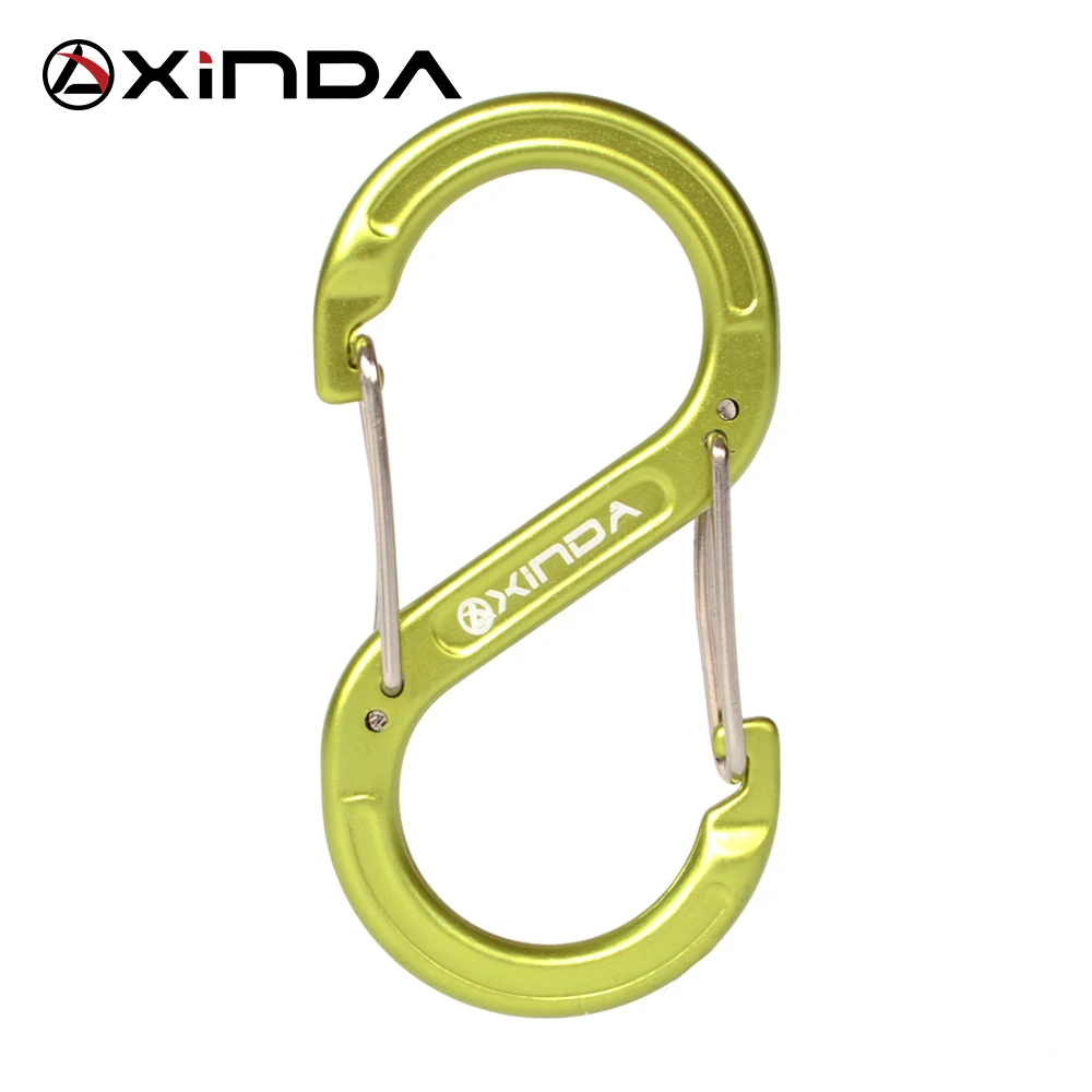 XINDA Quickdraw Locking Carabiner Extenders Locks Wire Spring Gates