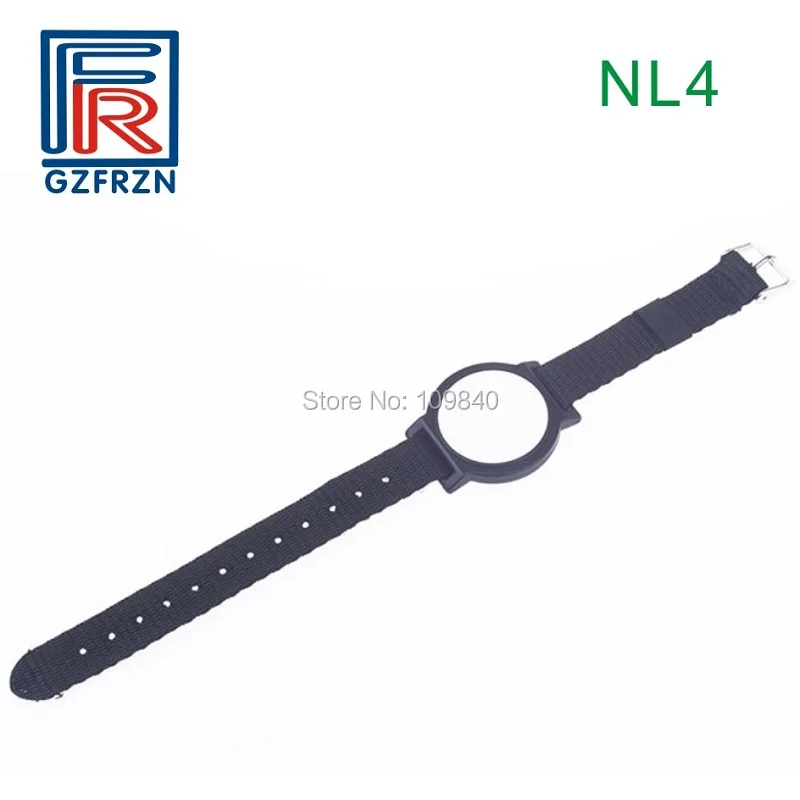 

100pcs/lot 125khz RFID T5577 Nylon Wristband Writable Bracelet RFID Copy Clone Card /tag for access control