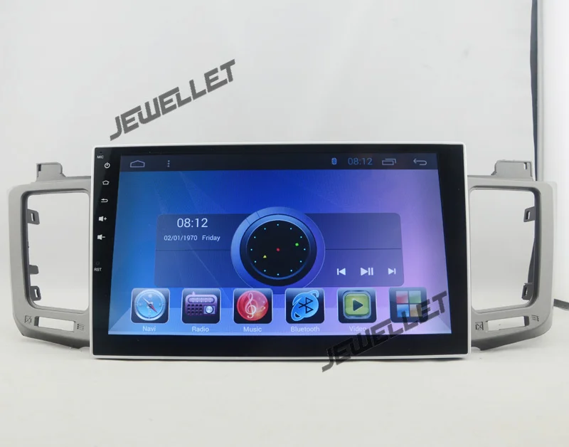 Discount 10.1" Quad core Android 8.1 Car GPS radio Navigation for Toyota RAV4 2013-2016 with 4G/Wifi, DVR OBD 1080P 2