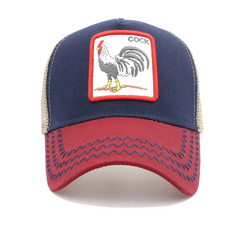 TEAEGG Gorra Hombre Para Branded Man Cap Baseball Cap Summer Mesh Animals Breathable Cap Men Snapback Men's Baseball Caps Hat (52)