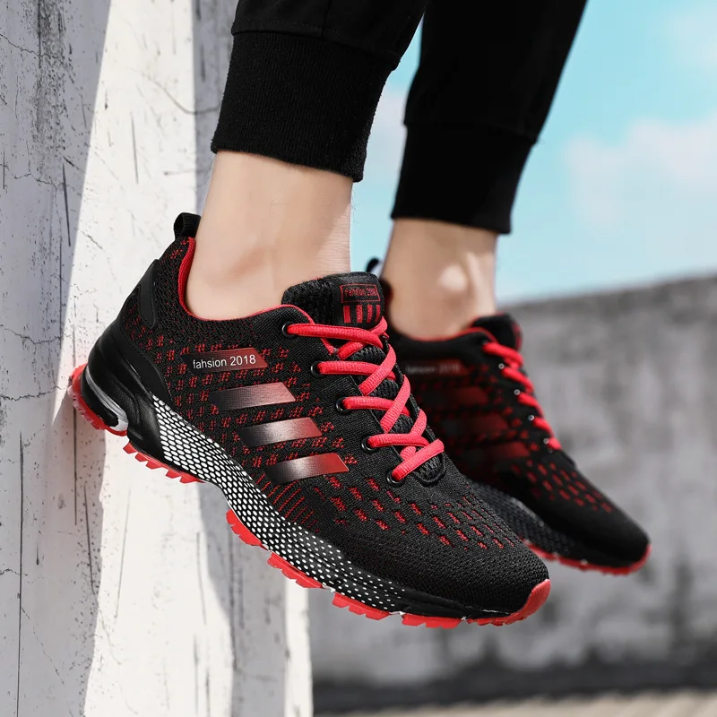 Niska cena mężczyźni trampki 2019 oddychające męskie buty Buty Sportowe Niska Cena