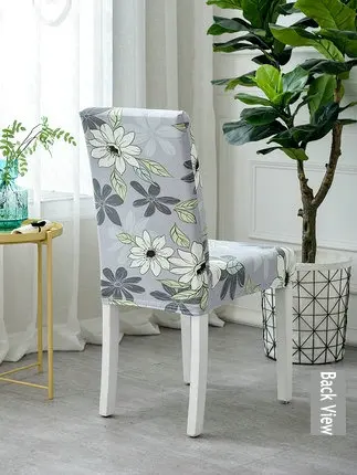 4 Pieces/Set Universal Chair Covers Spandex Chair Cover Stretch Decorative Seat Covers