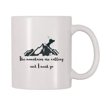 

The Mountains Are Calling And I Must Go Skiing Coffee Mug (11 oz)
