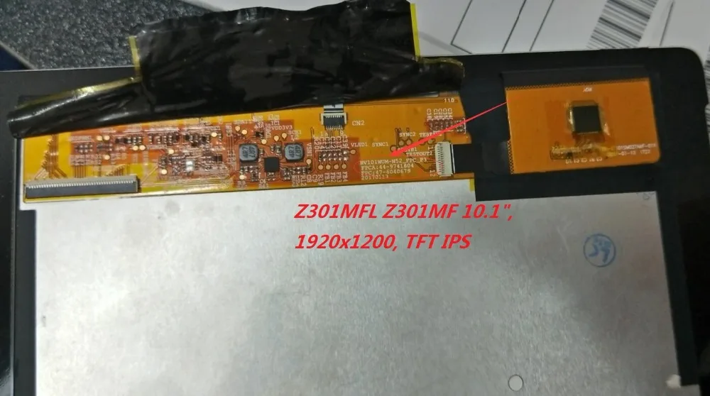 Montagem do Digitador da Tela Sensível ao Toque Display Lcd Compatível para Asus Zenpad 10 Z301m Z301ml Z301mfl P028 P00l Z300m P00c Nv101wum-n52 - Imagem 3