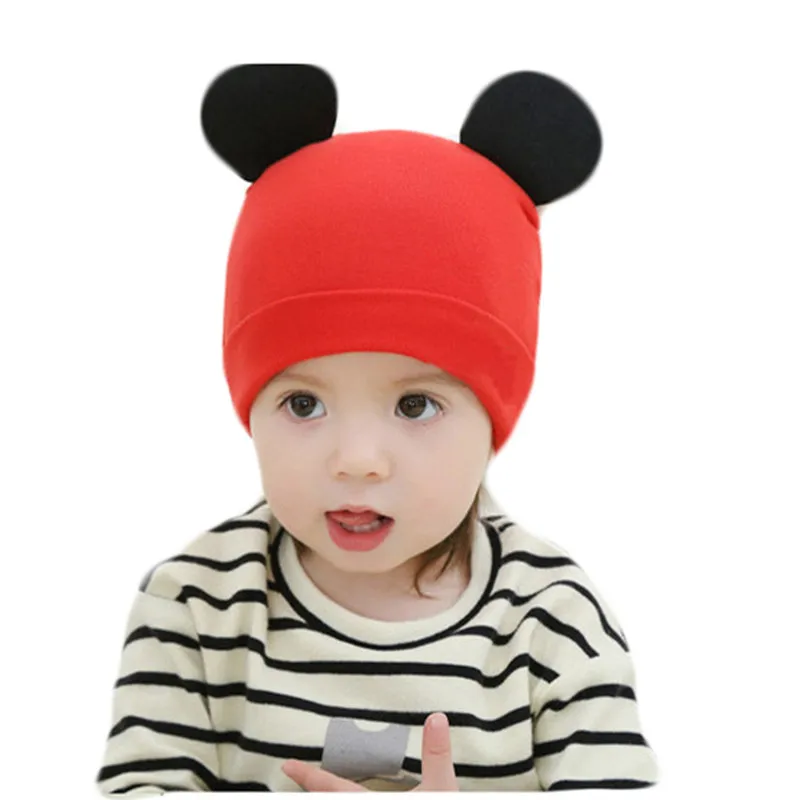 Boys Girls Cotton Solid Cap Soft Warm Cartoon Children Hat Cute Ears Design Spring Autumn Baby Kids Skullies Beanies Accessories mens skully