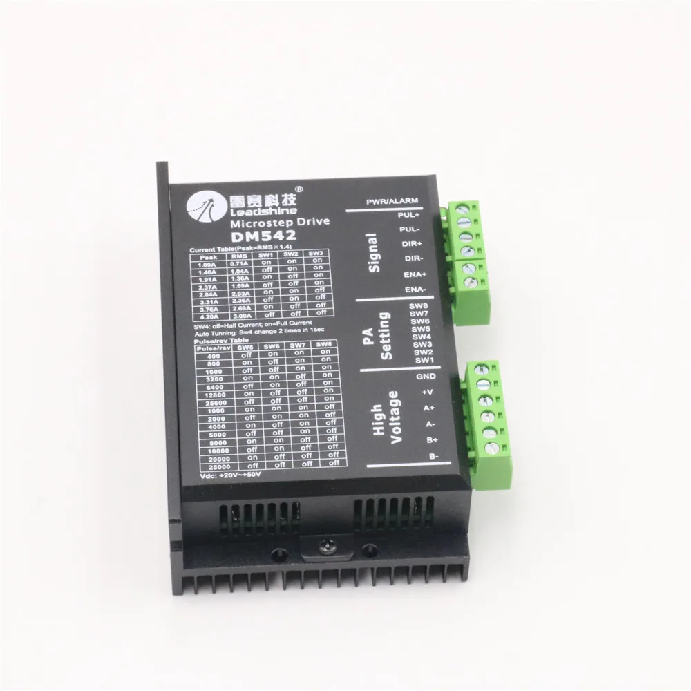 US $57 6 |Leadshine 2 Phase Stepper Driver DM542 for Analog Digital Stepping Motor Controls-in Motor Driver from Home Improvement on Aliexpress com |