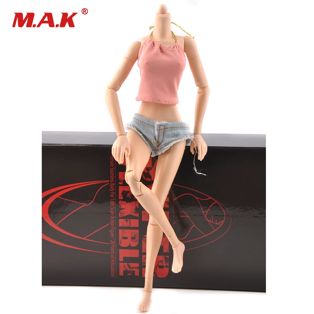 Fêmea sem Costura Modelo para 12 Novo Tbleague S24a S25b S26a S27b Super-flexível Petite Corpos Brinquedos Suntan Cores Pálidas Action Ação 1 - 6 13 s27b super-flexível petite fêmea sem costura corpos