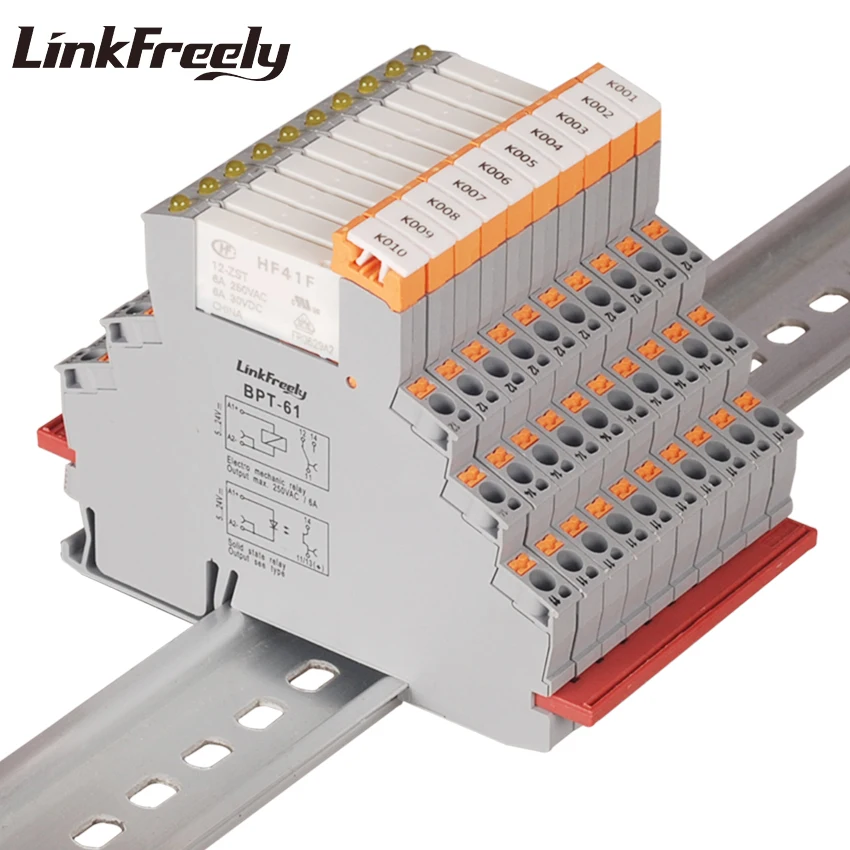 

BPT-61 HF41F 12-ZST 10pcs Plug-in Spring Din Rail Relay 12V In 6A 250VAC/30VDC Out Electric Voltage Relay Switch Module & Board