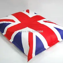 Юнион Джек Английский флаг кресло мешок, Великобритания frag beanbag уличная подушка для сидения, водонепроницаемый никогда не тени в цвете