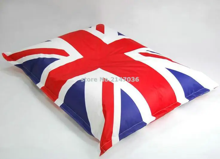 union jack english flag bean bag chair, UK frag beanbag outdoor seat