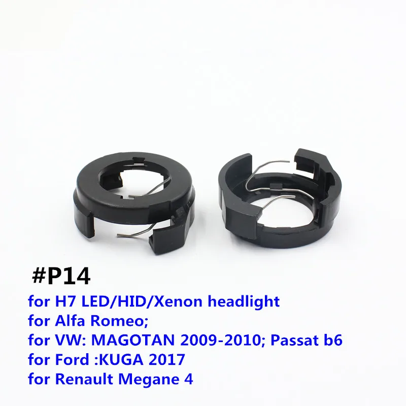 F2 H7 светодиодный налобный фонарь для VW MAGOTAN Passat b6 KUGA Romeo Renault Megane 4 с адаптером|h7 led