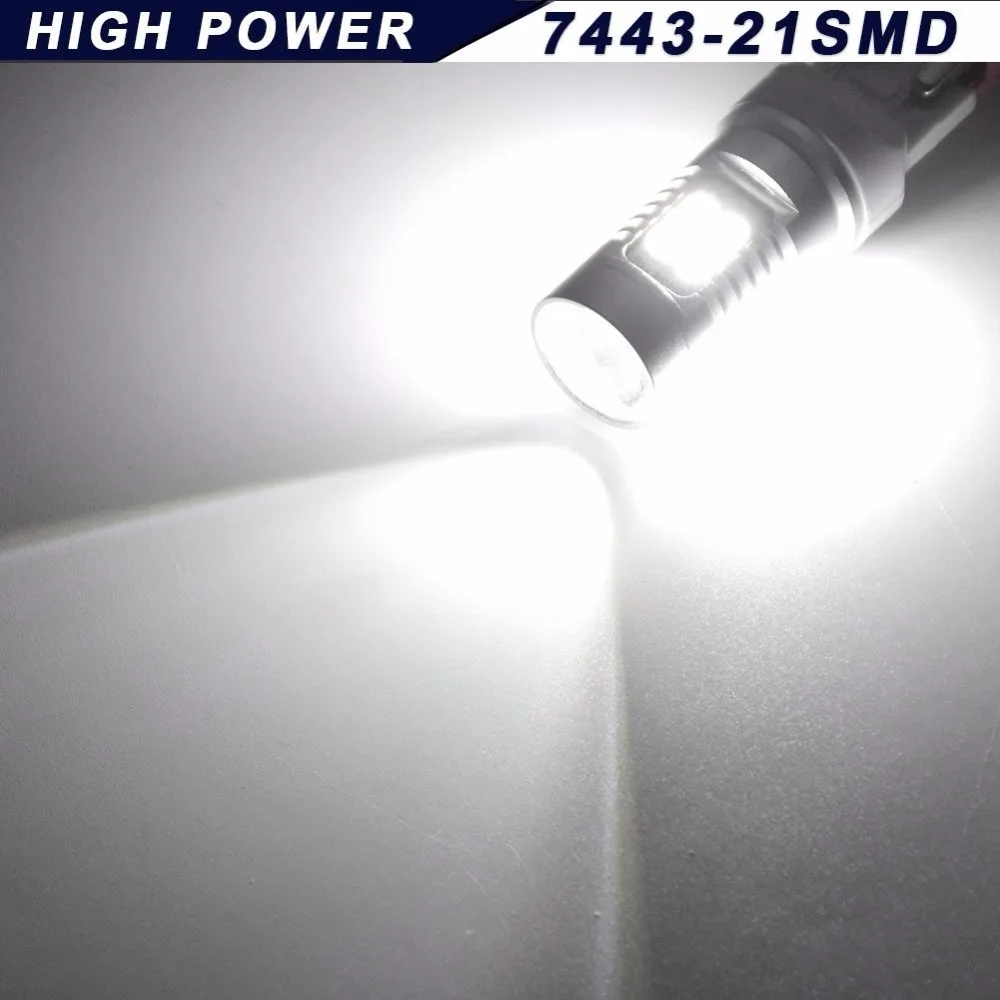COPPIA LAMPADE LED OPEL ZAFIRA MOKKA ASTRA MERIVA W21//5 DRL BIANCO ICE SMD AUTO