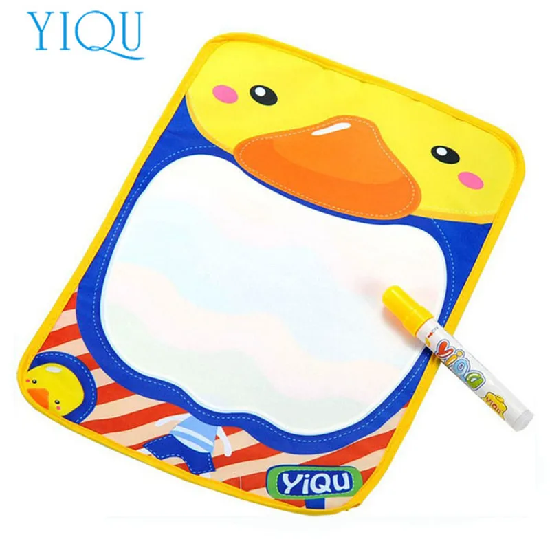 YIQU каракули игрушка подарок волшебная ручка+ вода, рисование, живопись коврик для рисования 36*26,5 см раскраски desenho канцелярские принадлежности A4043