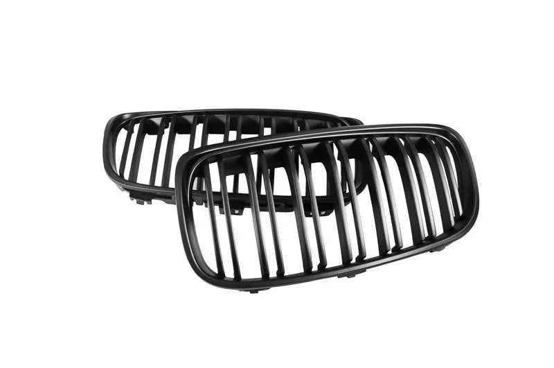 Тире решетка на бампер м выглядеть для bmw F45 F46 гриль Матовый Черный 2013