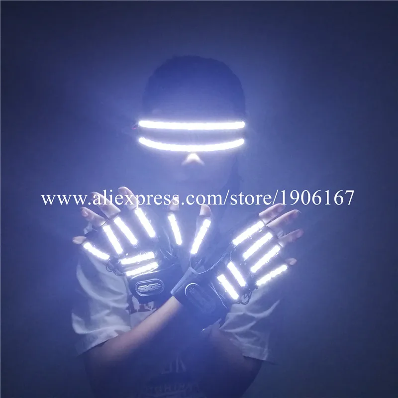 Led glasses and gloves09