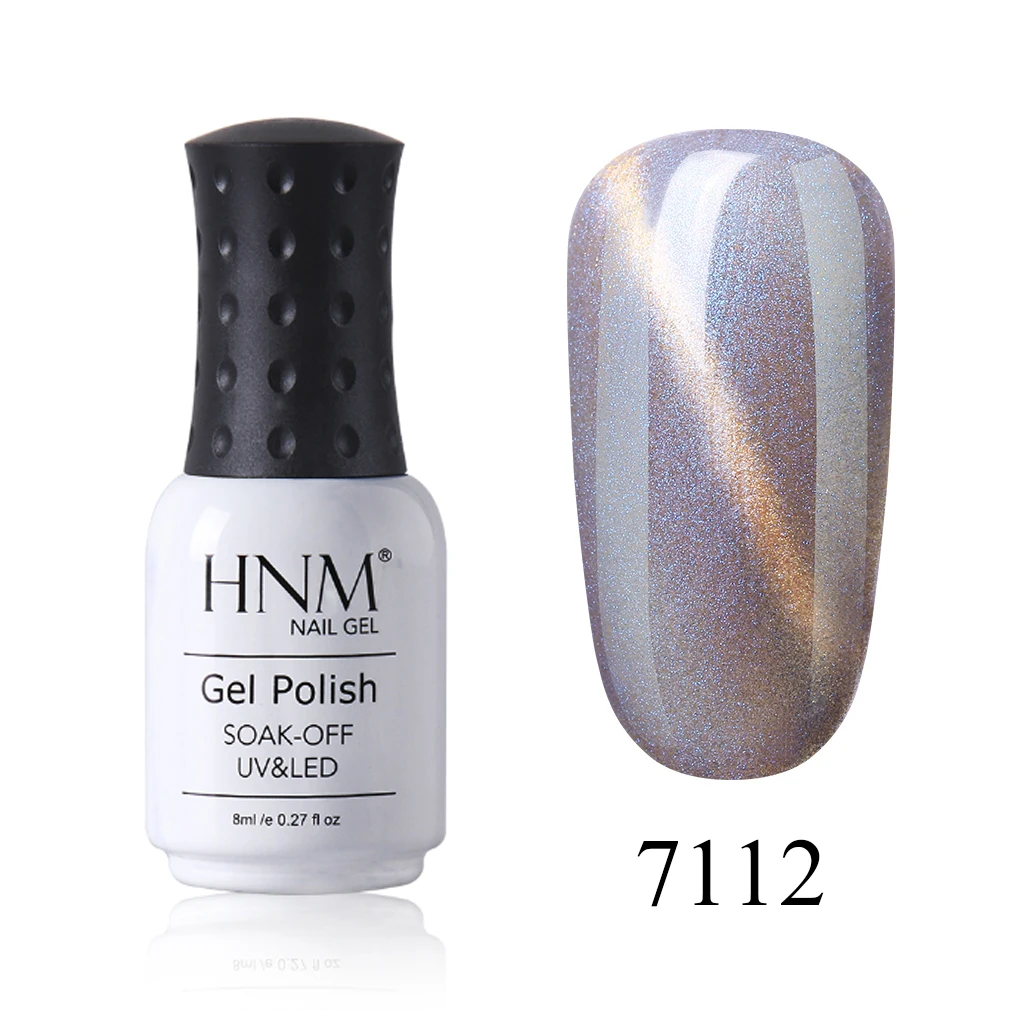 HNM 8 мл кошачий глаз уф гель лак для ногтей светодиодный длинный последний гель для ногтей новейший гибридный гель лак краска гель лак для ногтей - Цвет: 7112