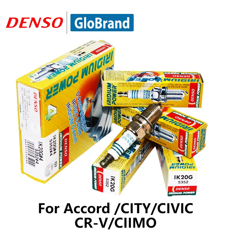 Автомобильная свеча зажигания DENSO для Honda Accord CIVIC CR V CIIMO Iridium IK20G|plug for car|plug sparkplug honda |