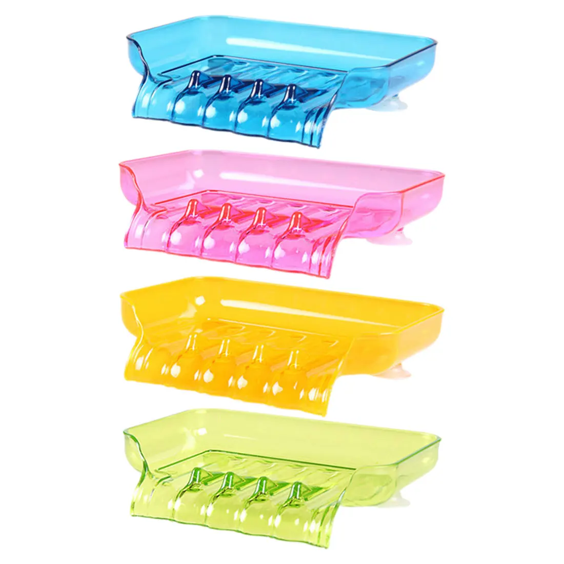 ملحقات الحمام البلاستيك حامل الصابون الإبداعية الصابون طبق تخزين المنبر المطبخ أداة الحاويات حمام أداة