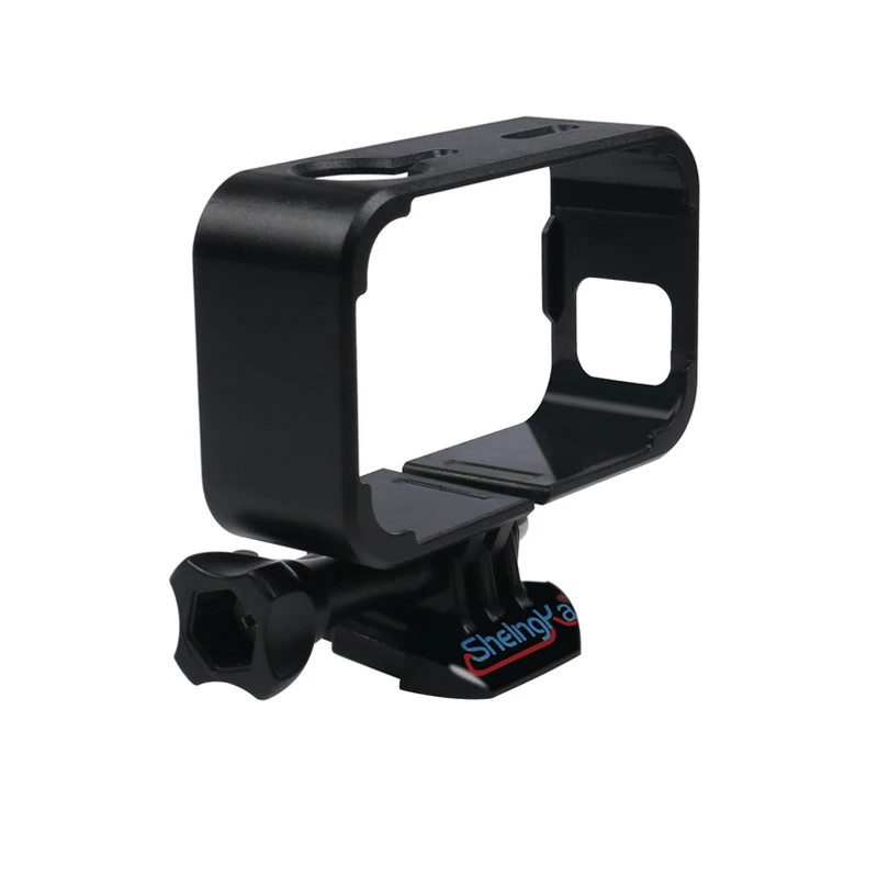 Protective Silicone cover with lens cap + Protective Frame Case Housing black for Xiaomi Mijia Mini Action Camera Accessories (13)