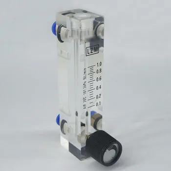 

0.1-1 0.15-1.5 0.2-2 0.3-3 0.5-5 1-10LPM 100-1000LPM LZM-6T Air Flowmeter Rotameter With Valve Fit 6/8/10/12mm Tube