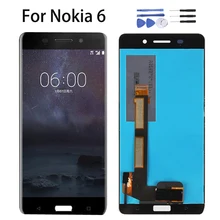 Écran LCD de 5.5 pouces pour Nokia 6 2017 Nokia6 N6 TA-1000 TA-1003 TA-1021 TA-1025 TA-1033 1039=