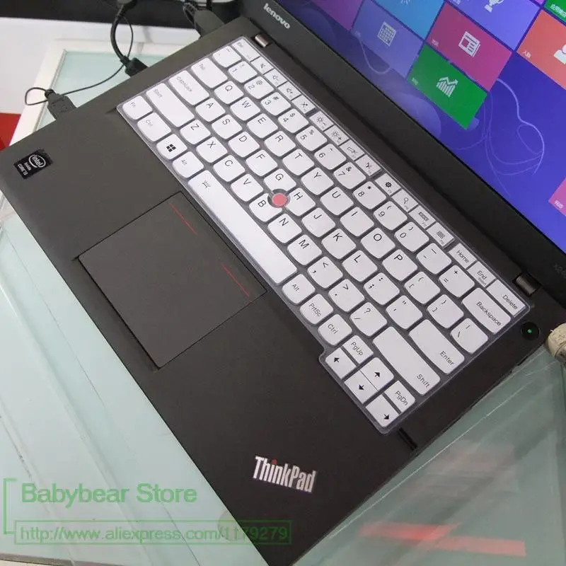 Чехол с клавиатурой для lenovo Yoga 260 Yoga 370 ThinkPad X380 Yoga, ThinkPad X230S X240 X240S X250 X260 X270 X280 - Цвет: white