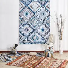 120X160 см винтажный художественный этнический русский стиль ковер килим Lving для спальни коврик для обучения машинная стирка заказной ковер аксессуары для дома