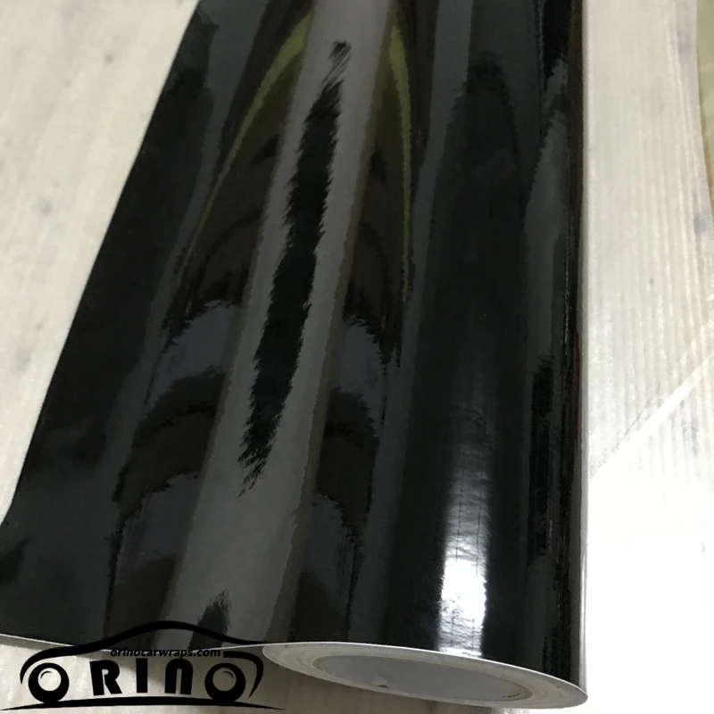 Black Glossy Vinyl Film Wrap-1