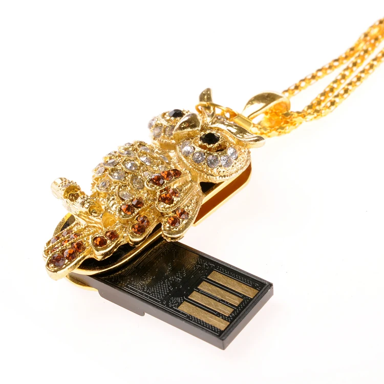 best usb stick JASTER pen drive  metal keychain 64GB 32gb 16gb 8gb 4gb Crystal owl usb flash drive pendrive waterproof usb stick Hot pen drive