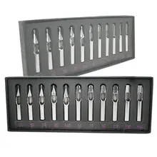 UPTATSUPPLY Высокое качество 11 шт. татуировки насадки для татуировок из нержавеющей стали иглы аксессуары профессиональная татуировка Форсунка машины