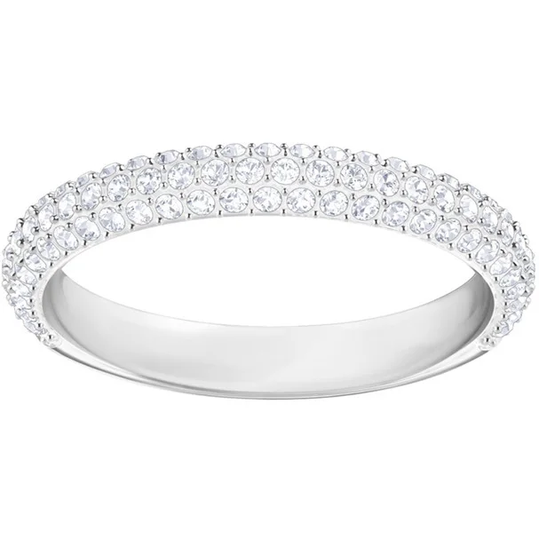 

Fanier New Diamond Ring Full Of Exquisite Color And Elegant Rhodium -plated, Diamond -encrusted Ring Jewelry Party Women's Ring
