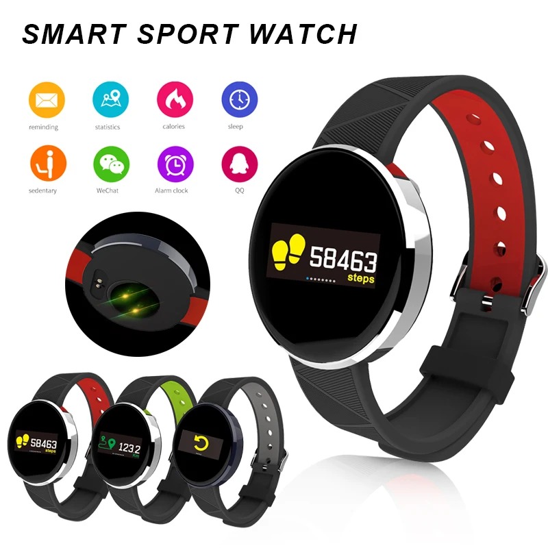 S12 Smart Watch Bluetooth Sport Men Watches Heart Rate Blood Pressure Test Multi-functional Exercise Anti-lost Smartwatch reloj