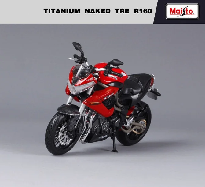 1 12 Maisto Benelli Titanium Naked Tre R160 Motorcycle Diecast Model Toy Kids Collections