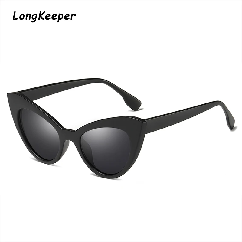 Fashion Women Sunglass 2019 Cute Cat  Eye Glasses For Woman Sunglasses Cateye Retor Lady Shades Pink Goggle UV400 Oculos De sol