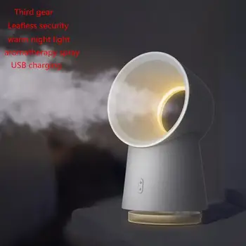 

Kuulee 2019 New Style Mini Speed Adjustable Tabletop USB Charging Bladeless Spray Fan Free Shipping