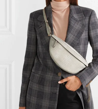 2019 летние женские поясные сумки сумка-мессенджер с кисточками на груди сумка из змеиной кожи Стиль Фанни пакет для женщин роскошный Фанни