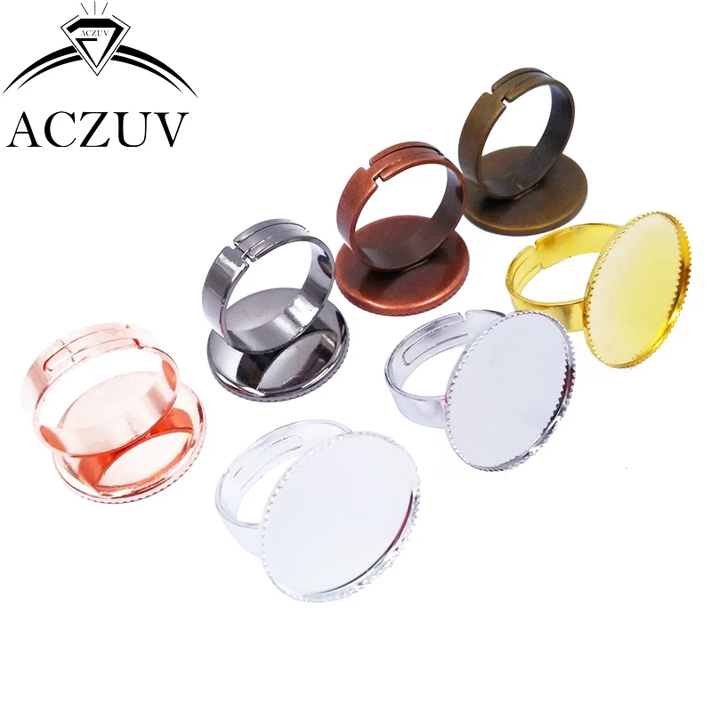 01- Adjustable Ring Base Bezel Blank Setting (30)
