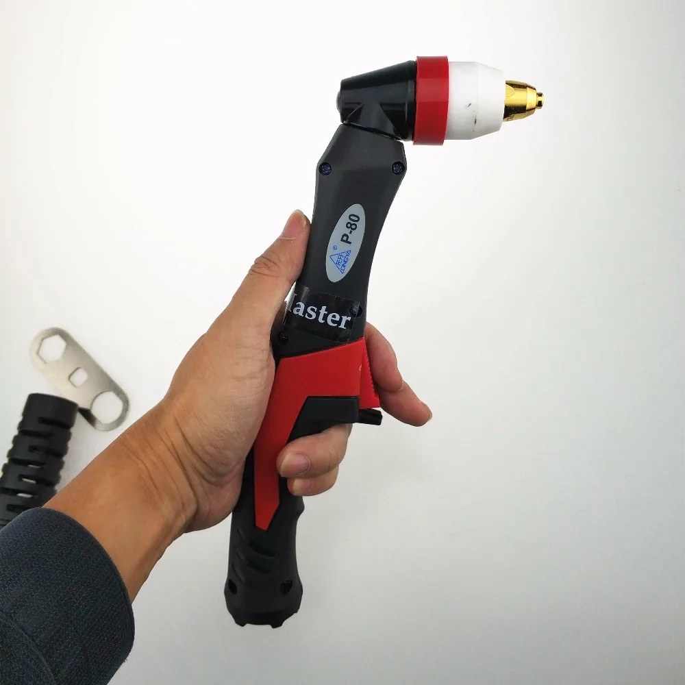 Baratos P80 antorcha inversor cortador de Plasma arma Plasma antorcha de corte de uso de mano cabeza de servicio pesado para refrigerado por aire de la máquina de corte por Plasma