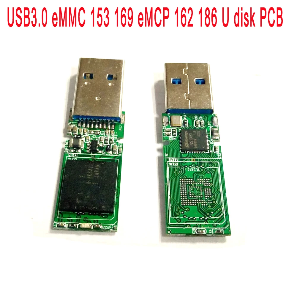 

USB3.0 eMMC 153 169 eMCP 162 186 U disk PCB NS1081 main controller without flash memory for recycle emmc emcp chips
