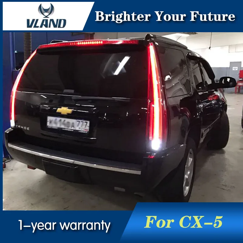 VLAND 2Pcs Rear Lamp LED Tail Lights For Tahoe GMC...