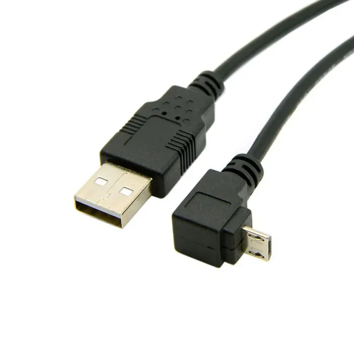

USB 2.0 Male to Micro USB Up & Down Angled 90 Degree Data Charge charging Cable 20cm 30cm 1m 1ft 3ft for Tablet