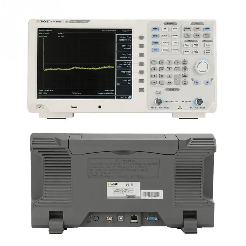 OWON XSA1015-TG анализатор спектра осциллограф 9 кГц-1,5 ГГц 10,4 дюймов TFT lcd отслеживающий генератор