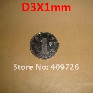 

500pcs WholeSale Craft Model Powerful Strong Rare Earth NdFeB Block Magnet Neodymium N35 Magnets D3X1mm